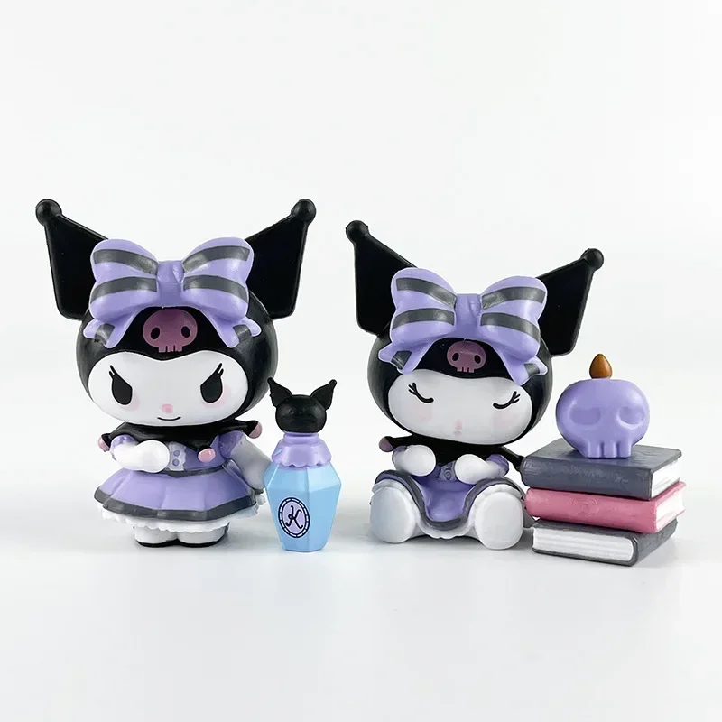 Sanrio Blind Box Cartoon Kuromi Doll Lucky Divination Anime Series Action Figure Model Doll Child Toy Desktop Decor Gifts