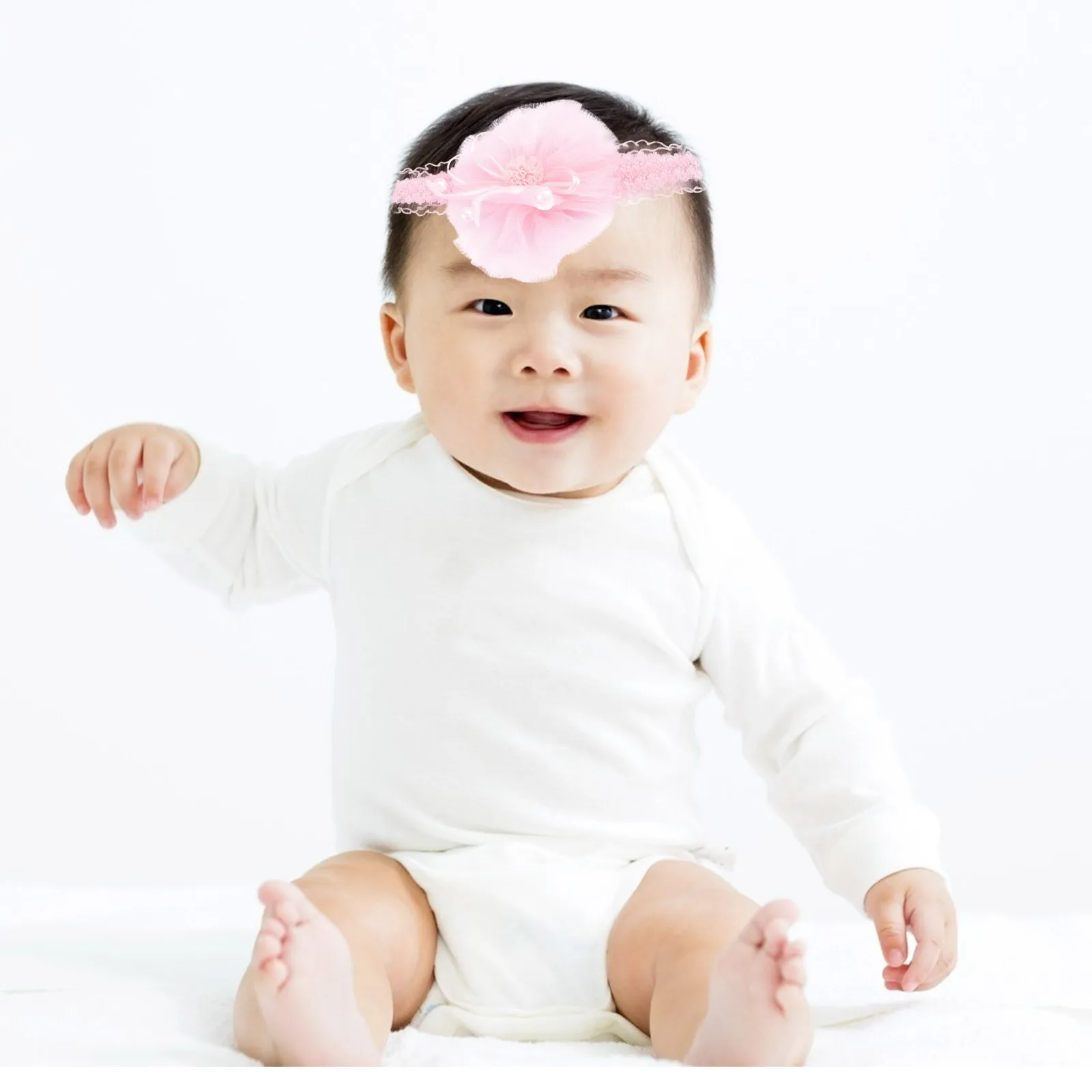 1 مجموعة الطفل الجوارب هيرباند الوليد الدانتيل مجموعة تنفس مطاطا لينة أقدام دفئا ل الرضع عيد ميلاد مهرجان الطفل الجوارب