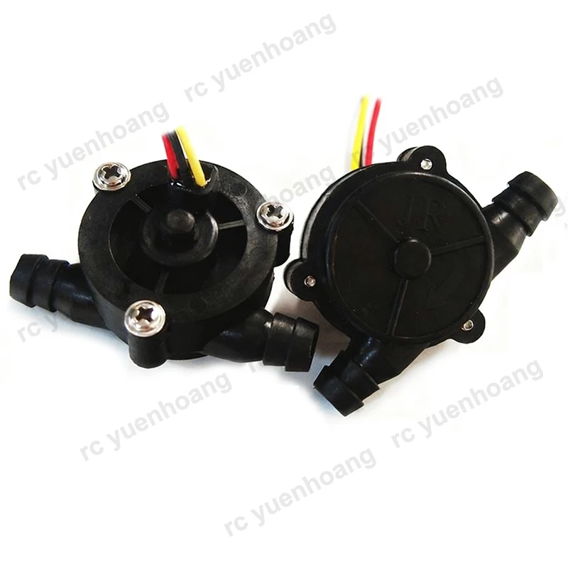 1PCS 0.2-6L/Min Sensore di Flusso D'acqua w Connettore Dupont 8MM Tubo di Interfaccia Misuratore di Liquido per la Protezione Delle Piante Drone Serbatoio Dell'acqua/Pompa