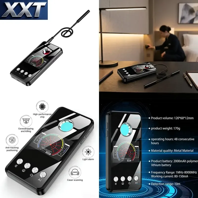 XXT Averguard Portable Durable for Hidden Cameras in Hotel Rooms and Indoor/Outdoor Privacy Inspection