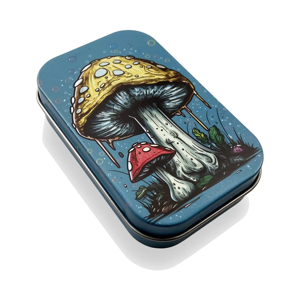Cigarette Case Rolling Paper Sealed Herb Tobacco Storage Box Smoke Humidor Cover Jewelry Candy Coin Key Organizer for Men - view 4
