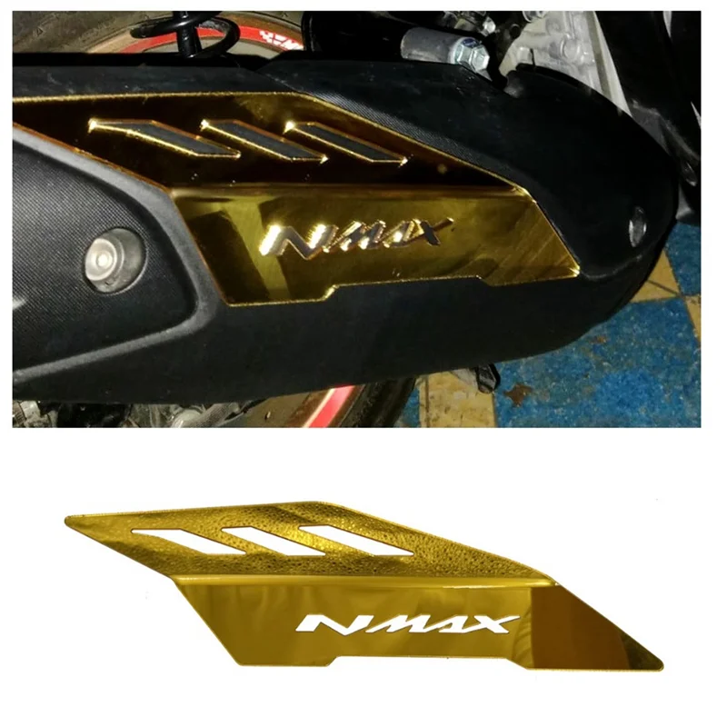 

AB56-Motorcycle Exhaust Decoration Accessory For NMAX155 V3 2024 2025 Turbo Muffler Cover Trim