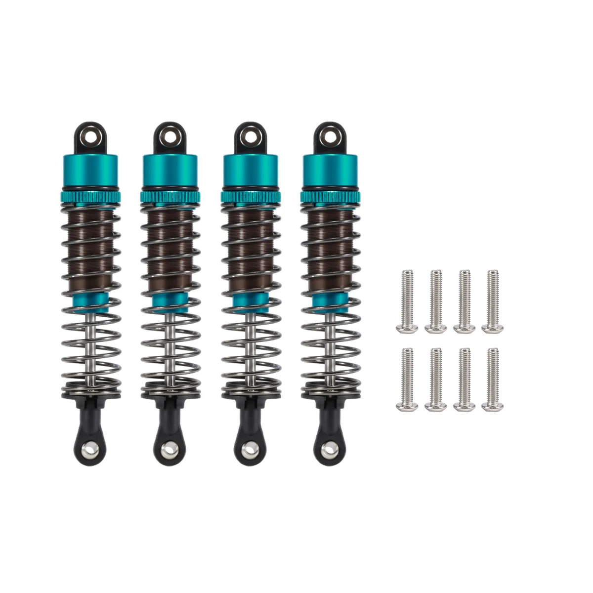 4PCS 52/55/62/70/75/85/95/100/110/120mm Schokdemper voor 1/10 RC Truggy Buggy On-Road Touring Drift Racing Klimmen Auto Onderdelen