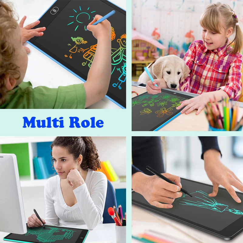 8.5 Inch Children LCD Writing Tablet Magic Graffiti Drawing Sketchpad Handwriting Board Kids Learning Educational Montessori Toy