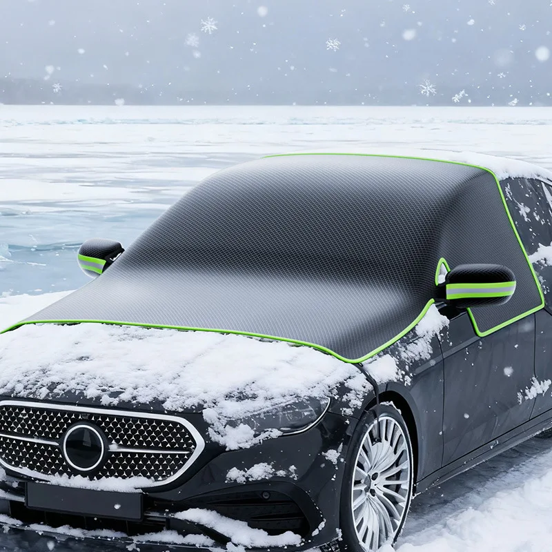 

Car snow shield, snow cover, Oxford cloth snow shield 108*175+38*26CM