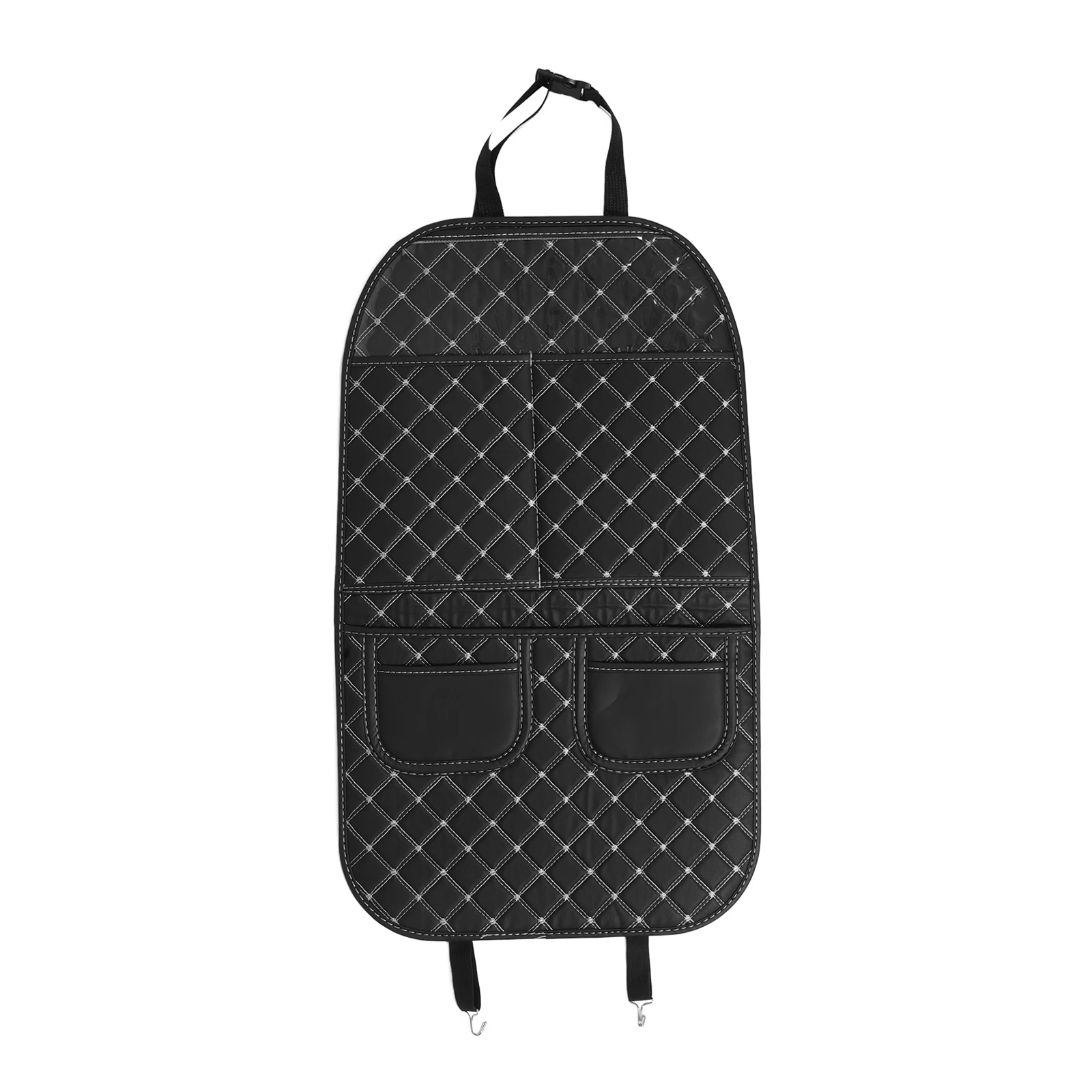 

Premium Car Organizer Back Seat Protector Kick Mat Anti-Slip Seat Back Cover Durable Artificial Easy Install