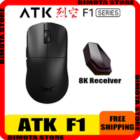 ATK Liekong F1 Pro MAX Wireless 8k Dual Mode Mouse Paw3950 Ultimate Customized Lightweight Mouses Ergonomics Esports Accessory