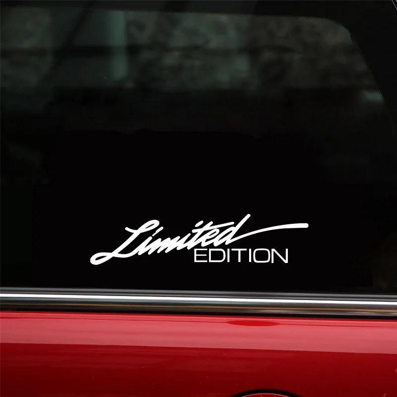 LIMITED EDITION Car Stickers Motorcycle Styling Vinyl Decal Car Body Glass Decor Waterproof Reflective Sticker Motor Stickers