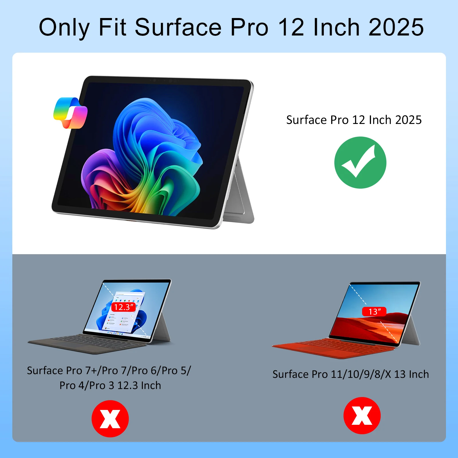 Magnetic Feel-Paper Screen Protector for Microsoft Surface Pro 12 2025,Removable,Reusable Film for Surface Pro 12,Anti Glare