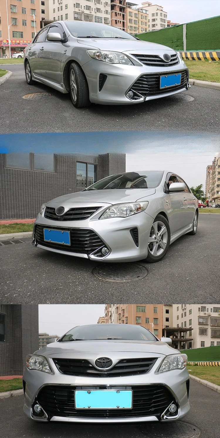 

Suitable For Toyota Corolla 08-13 Modified Mona Lisa Large Surrounded Front Bar Rear Bar Side Skirt Middle Net
