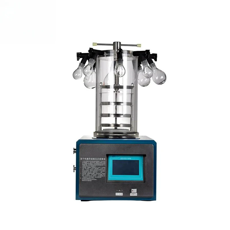 Automatic Multi-Manifold Experimental Vacuum Freeze-Drying Machine For Food Processing And Laboratory Use