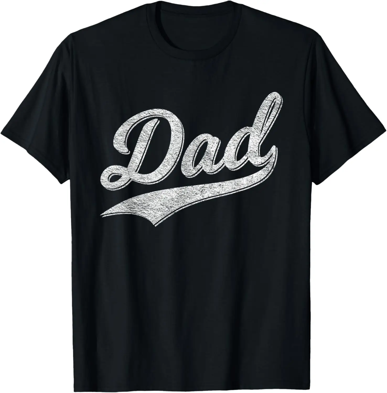 DAD FATHER'S DAY BASEBALL VARSITY SCRIPT SPORTY STYLE T-Shirt