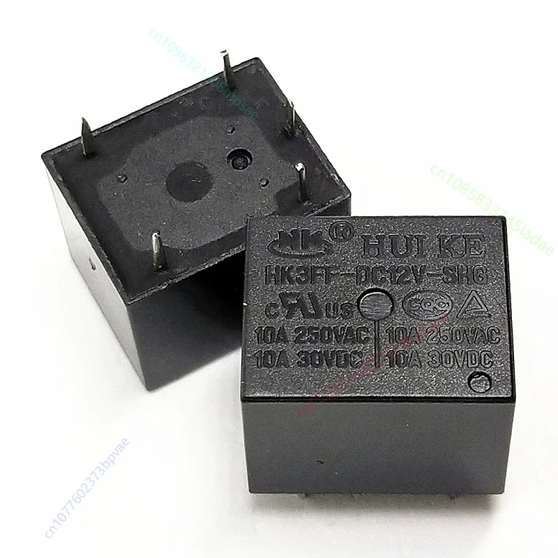50PCS Original New Relay HK3FF-DC5V-SHG  HK3FF-DC9V-SHG  HK3FF-DC12V-SHG  HK3FF-DC24V-SHG 5PIN 10A/250VAC 10A/30VDC