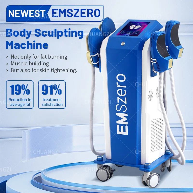 EMSzero RF EMS Body Sculpt Machine 6500W 15 Electromagnetic Fat Removal Muscle Sculpting Slimming Women Salon Muscle Training