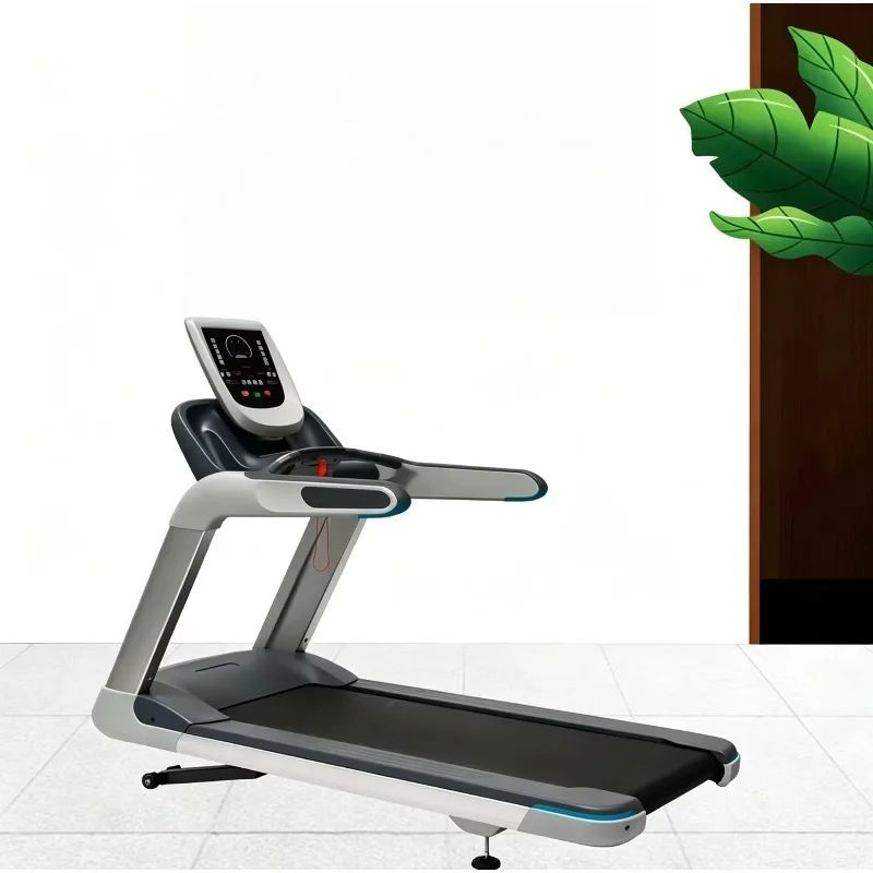 Commercial Grade Electric Treadmill Quiet Shock Absorbing Speed Adjustment 150kg Capacity Cardio Exercise Equipment Gym Slope