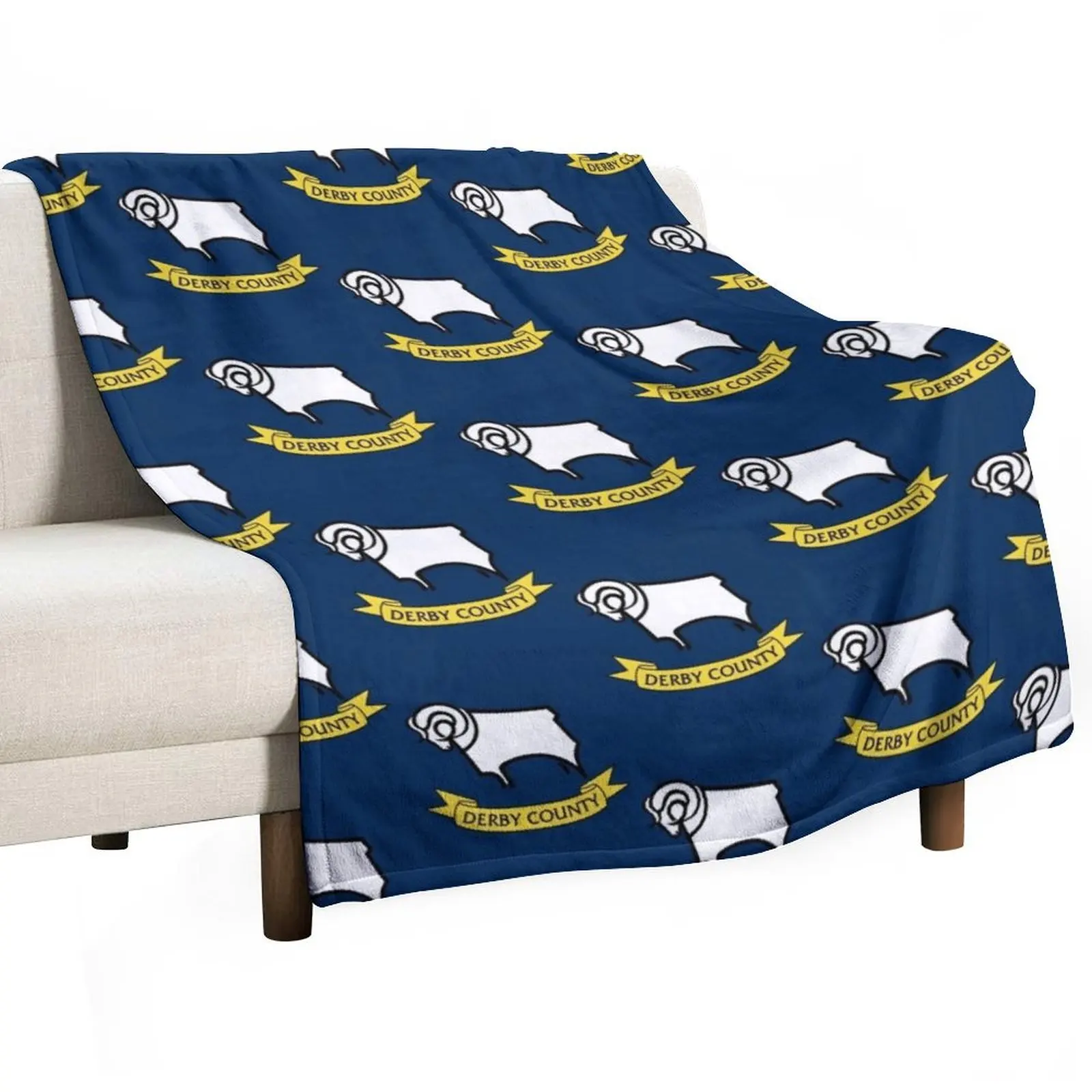 

The Rams - County Throw Blanket Portable Lightweight Blanket for Travel Camping