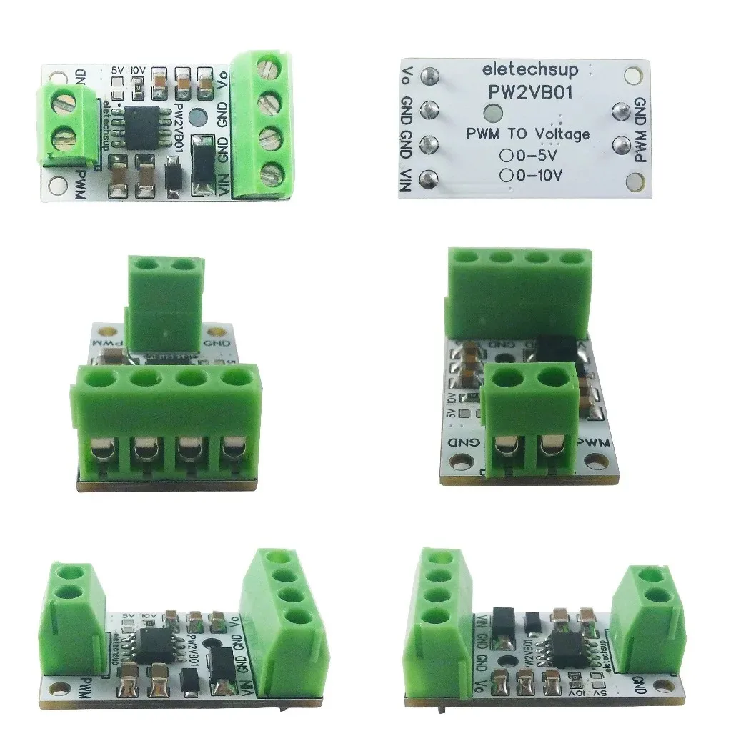 0-5V/0-10V Frequency to Voltage Module PWM to DAC Converter PLC MCU FPGA Analog IO Expansion Board Signal Generator