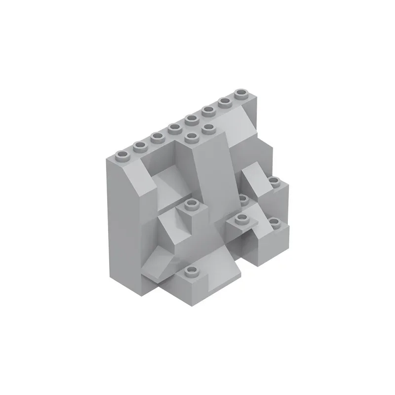 MOC 1 Uds 6082W pared especial 6083 Panel de roca parte ladrillo 8 agujeros bloques de construcción de montaña juguete de desvío adultos niños regalos de vacaciones