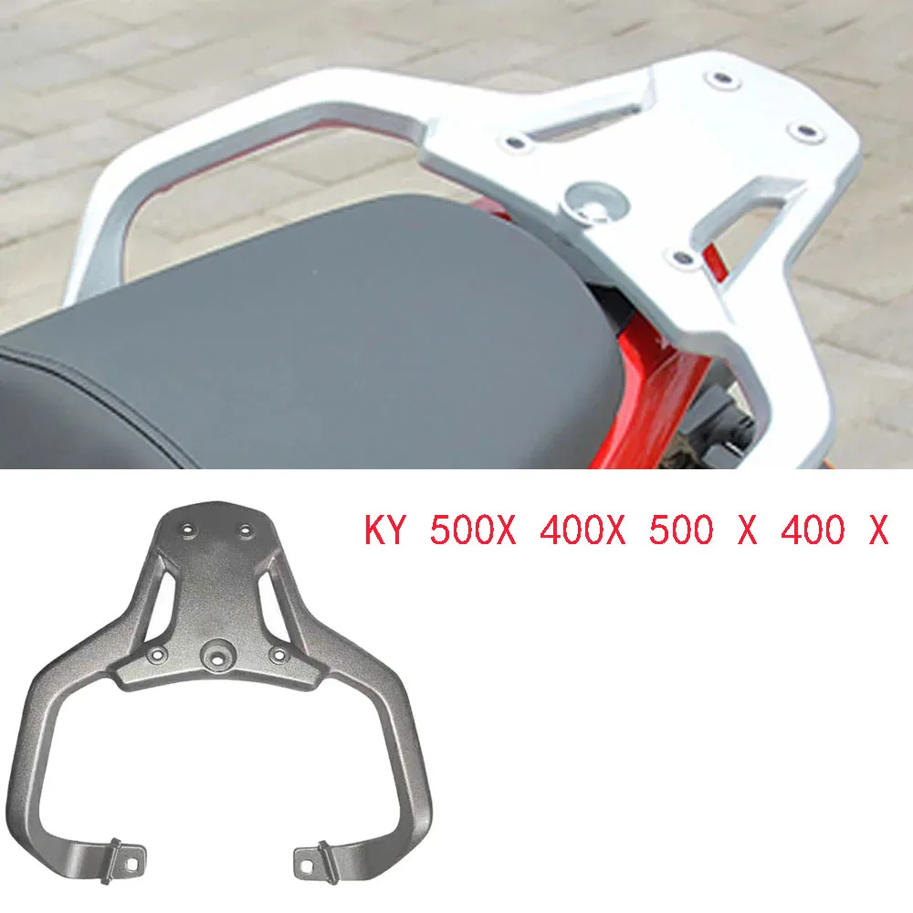 

New KYMOTOR KY500X KY400X Rear Seat Rack Armrest Bracket Luggage Carrier Cargo Shelf Support Armrest For KY 500X 400X 500 X 400