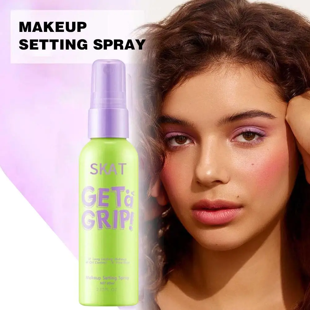 Makeup Setting Spray Long Lasting Makeup Moisturizing Facial Liquid Matte Non-Sticky Finish Setting Spray Oil Control Cosmetics