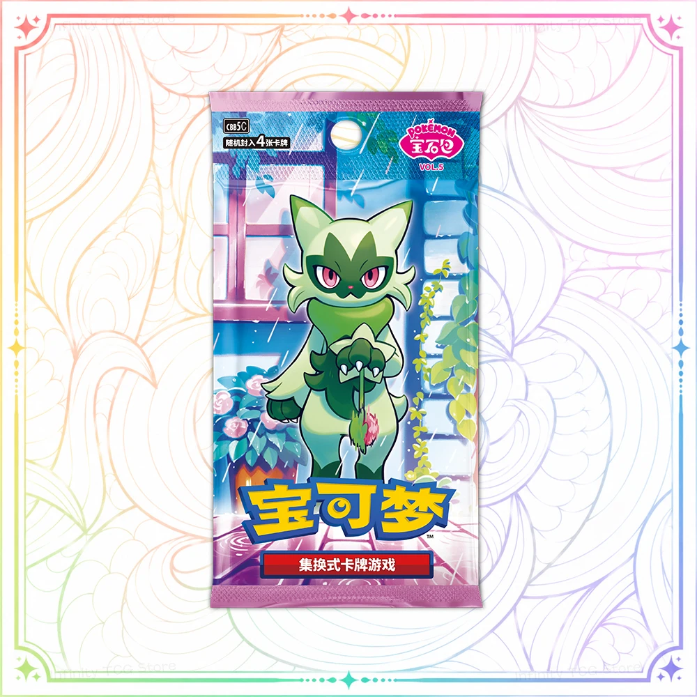 original-pokemon-ptcg-trading-cards-151-series-vol5-gem-pack-booster-pack-simplified-chinese-collectible-card-gift-for-kids