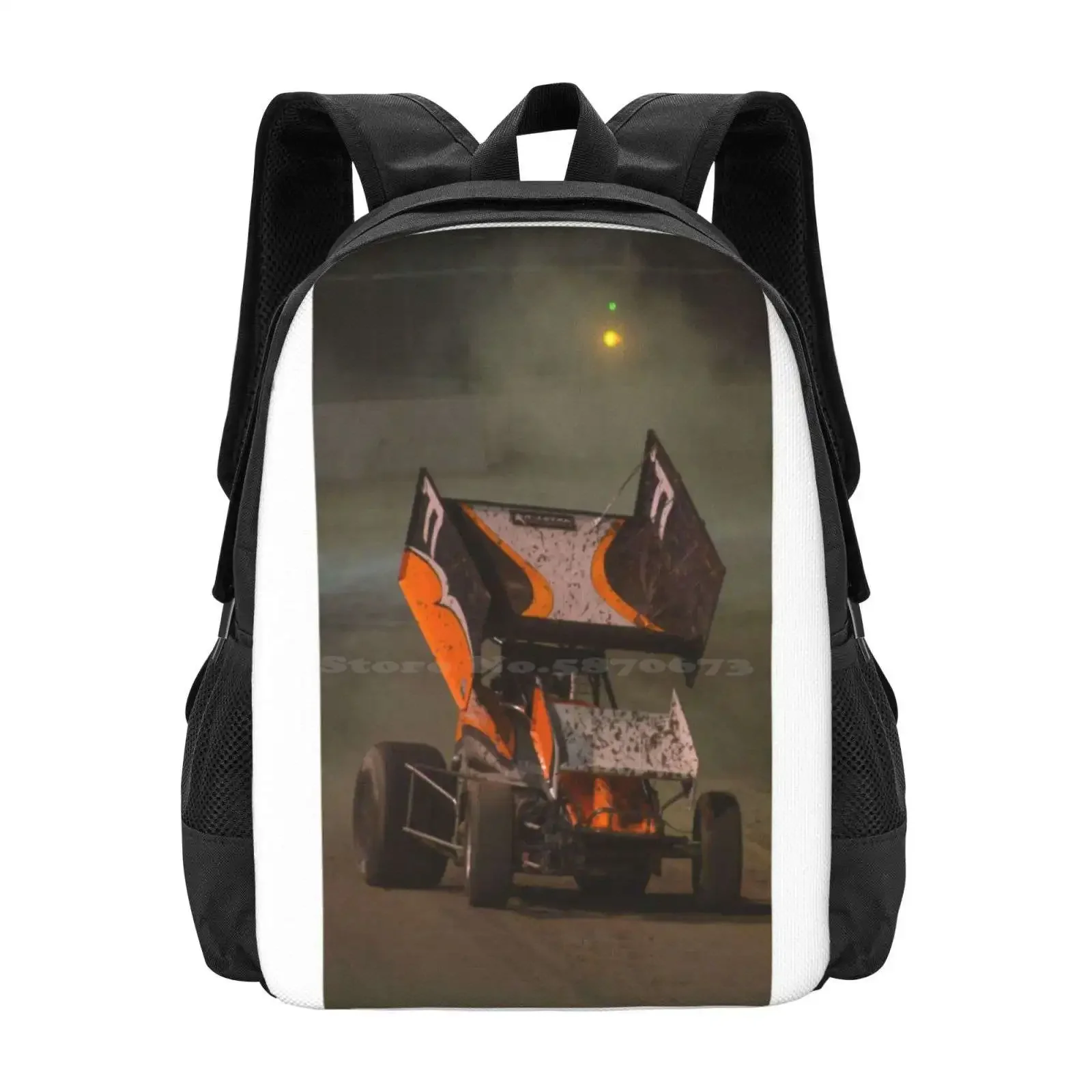 

Sprint Car Racing Hot Sale Backpack Fashion Bags Sprinter Sprint Car Racing Speedway Life Drift Life Dirt Racer Motorpsorts