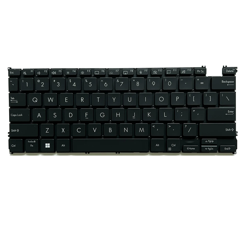 Imagem -03 - Teclado Retroiluminado dos Eua e da Rússia Asus Zenbook 14 Oled Ux3402z Ux3402za Ux3402va Um5302t Um3402 Nsk-ua74ln Notebook