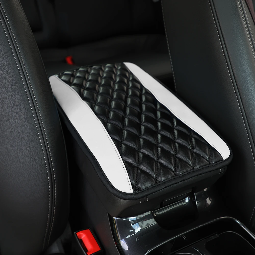 PU-Leder Mehrfarbiges Dreidimensional Besticktes Auto-Armlehnenkissen, Mittelkonsolenkissen, Auto-Dekorationsartikel – Detail 8