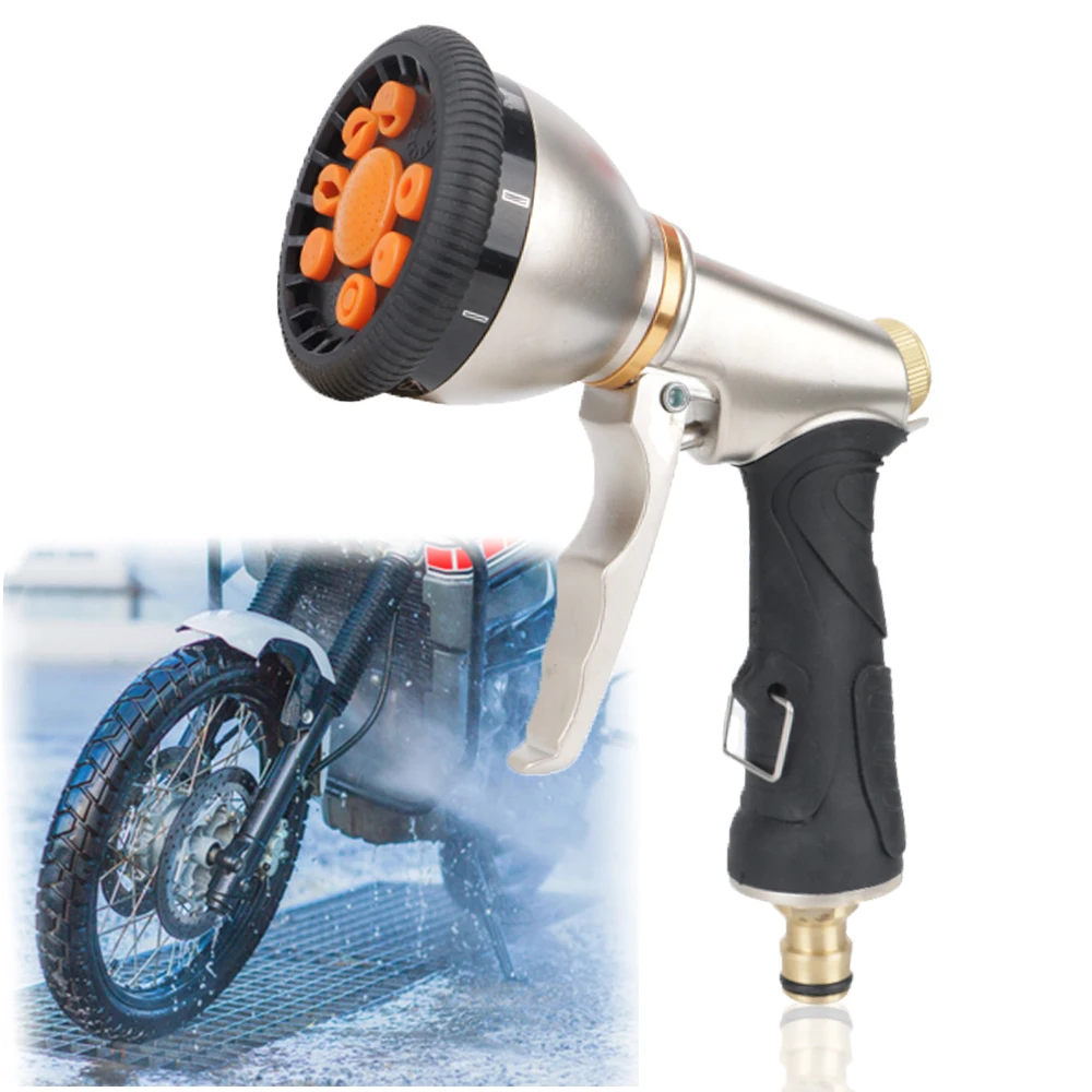 

Motorcycle Foam Washer Wash Cleaning Garden Watering Sprinkle Rotary Spray High Pressure Gun Irrigation Tools Car Accessories