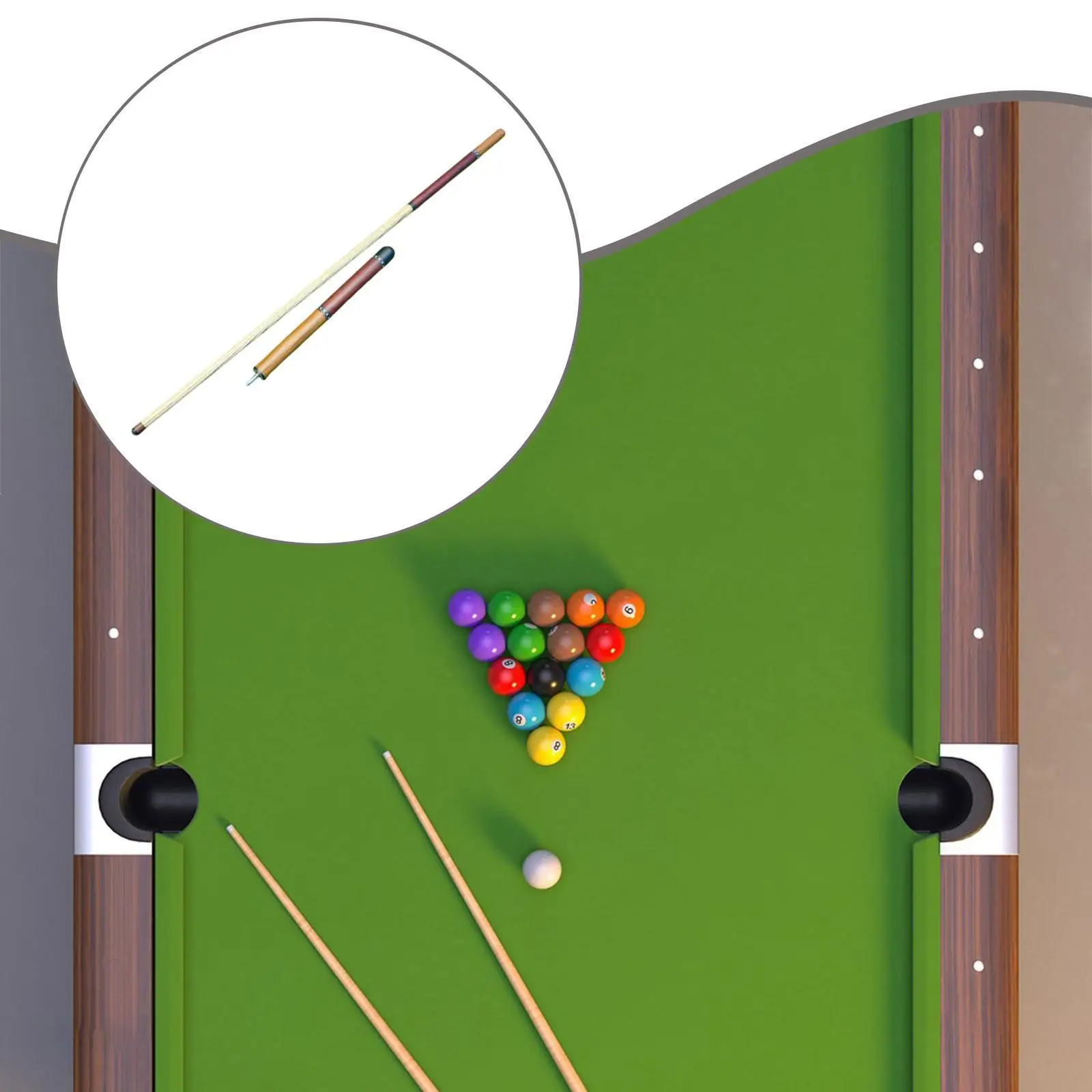 

Lightweight Billiard Pool Cue Jump Break Stick Professional Wooden Cue for Billiards Table Sports and Practice