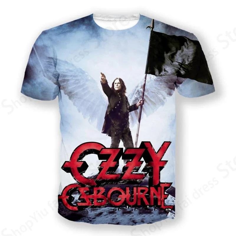 Rock Band T Shirt Ozzy Osbourne 3d Printed Tshirt Men Women Fashion T-shirt Hip Hop Tops Tees Graphic T-shirts Men Clothes Kids image 3