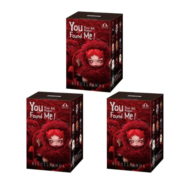 POPMART Hot Genuine Skullpanda V3 You Found Me! Series Vinyl Blind