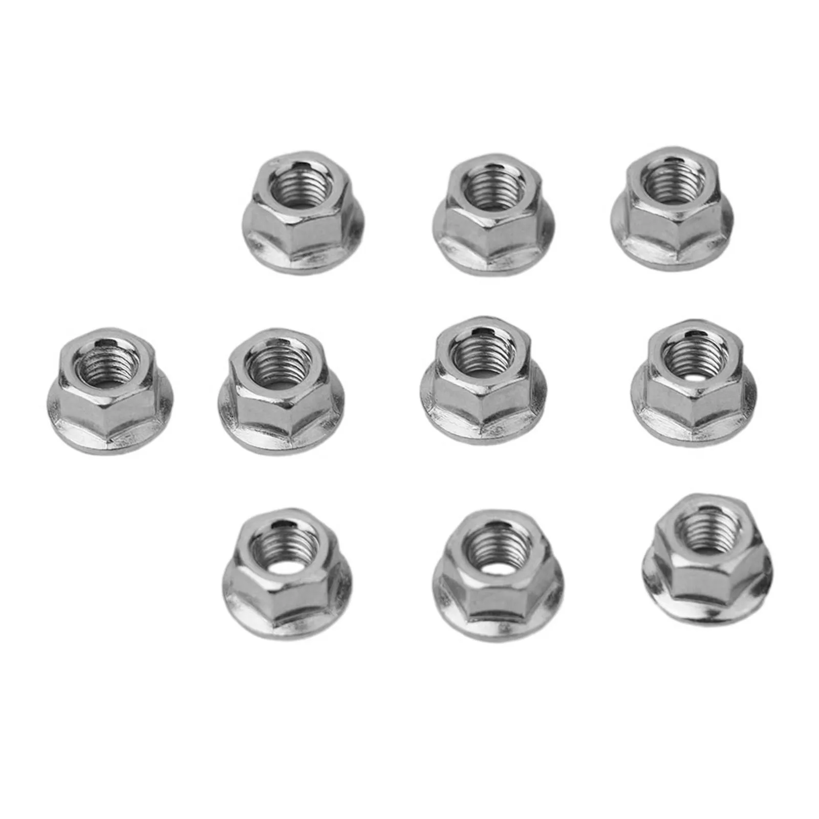 M8 Bar Nuts Replaces Set Useful 10pcs Accessories Beautiful High Quality Hot Sale Metal Parts Popular Portable