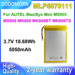 DODOMORN MLP5070111 Battery For AUTEL MaxiSys Mini MS905 MS906 MK808 MK808BT MK808TS Series Fast Shipping 3.7V 18.68Wh 5050mAh