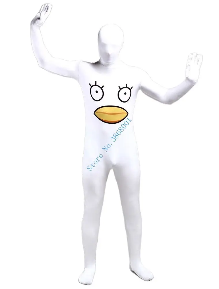 Chicken and duck cosplay Catsuit Costume Printing Lycar spandex full Body Zentai suit stage costumes club party jumpsuit