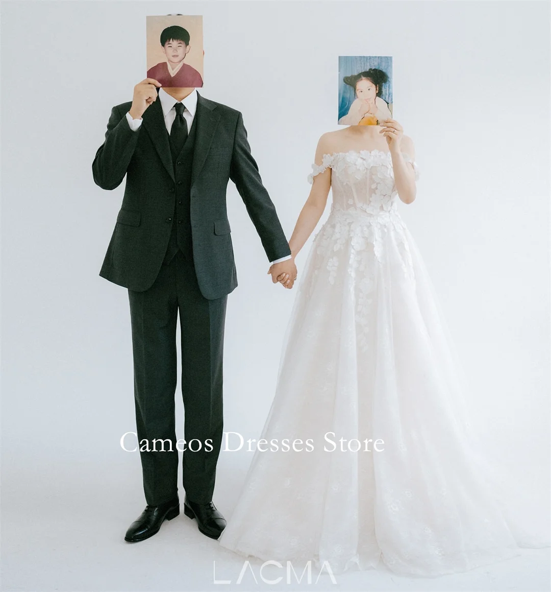 

SONDR индивидуальные свадебные платья с квадратным вырезом длиной до пола, цвета слоновой кости, свадебные платья трапециевидной формы, кружевные тюлевые платья невесты, женские свадебные платья