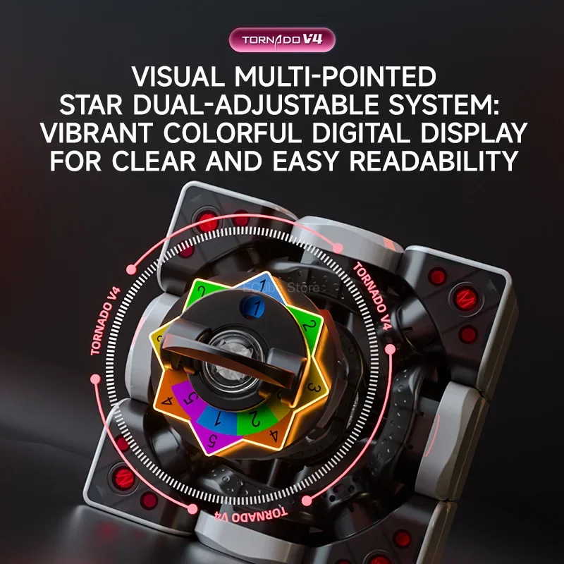 [ECube] QiYi XMDトルネードV4M 3x3 2024フラッグシップバージョン マグネット式マジックスピードキューブ QiYi XMDトルネードV4パイオニアバージョン パズル玩具