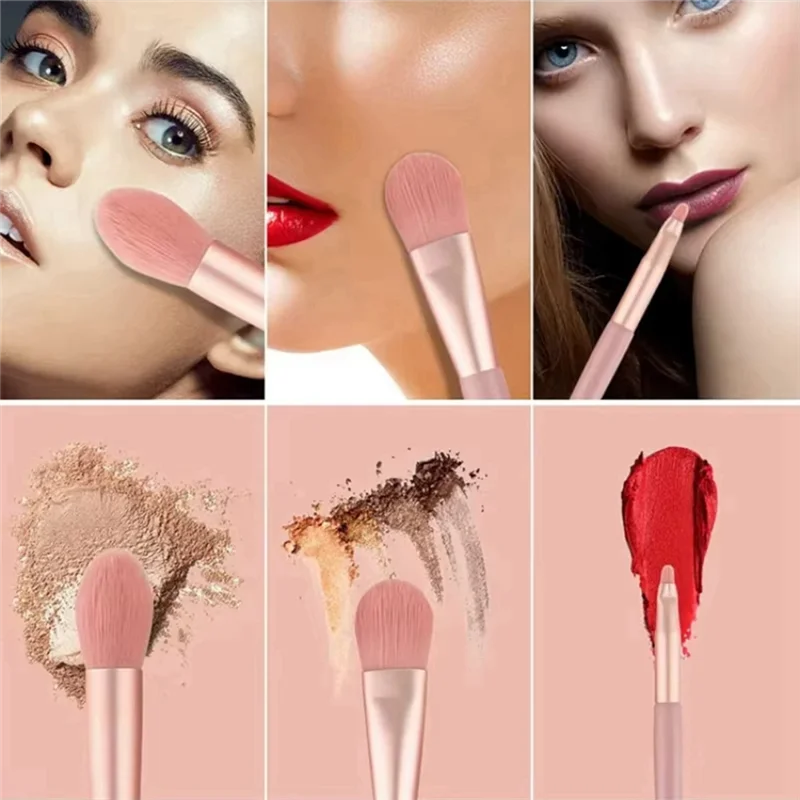 

INLIG-8-Piece Professional Makeup Brush With Storage Bag, Which Is A Beauty Necessity When Traveling And Going Out