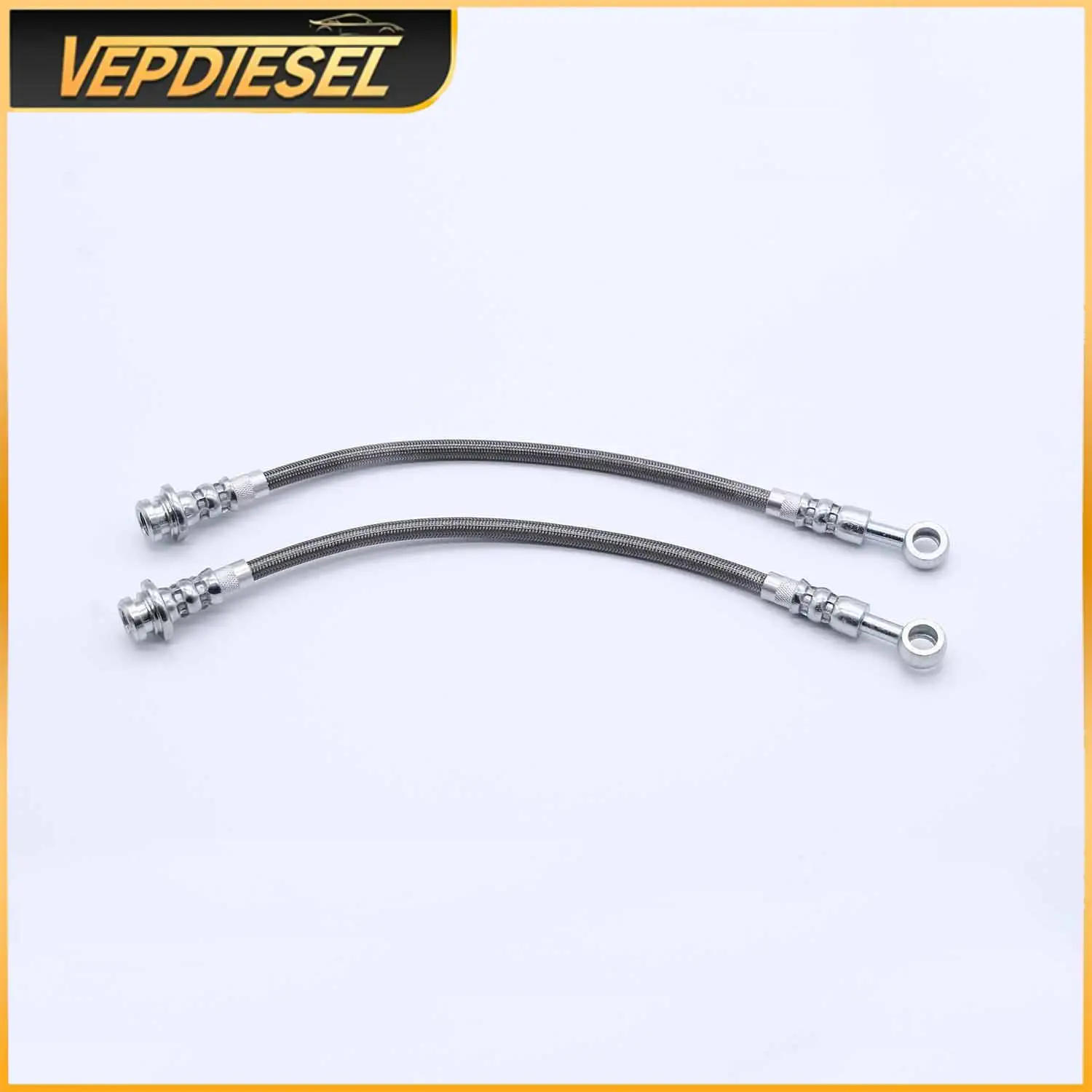 

2pcs Braided Brake Line Hose Set Rear Left + Right H1717SSPAIR ZPN-41941 For Nissan Patrol GQ Y60 1988-1997 Auto Accessories ﻿