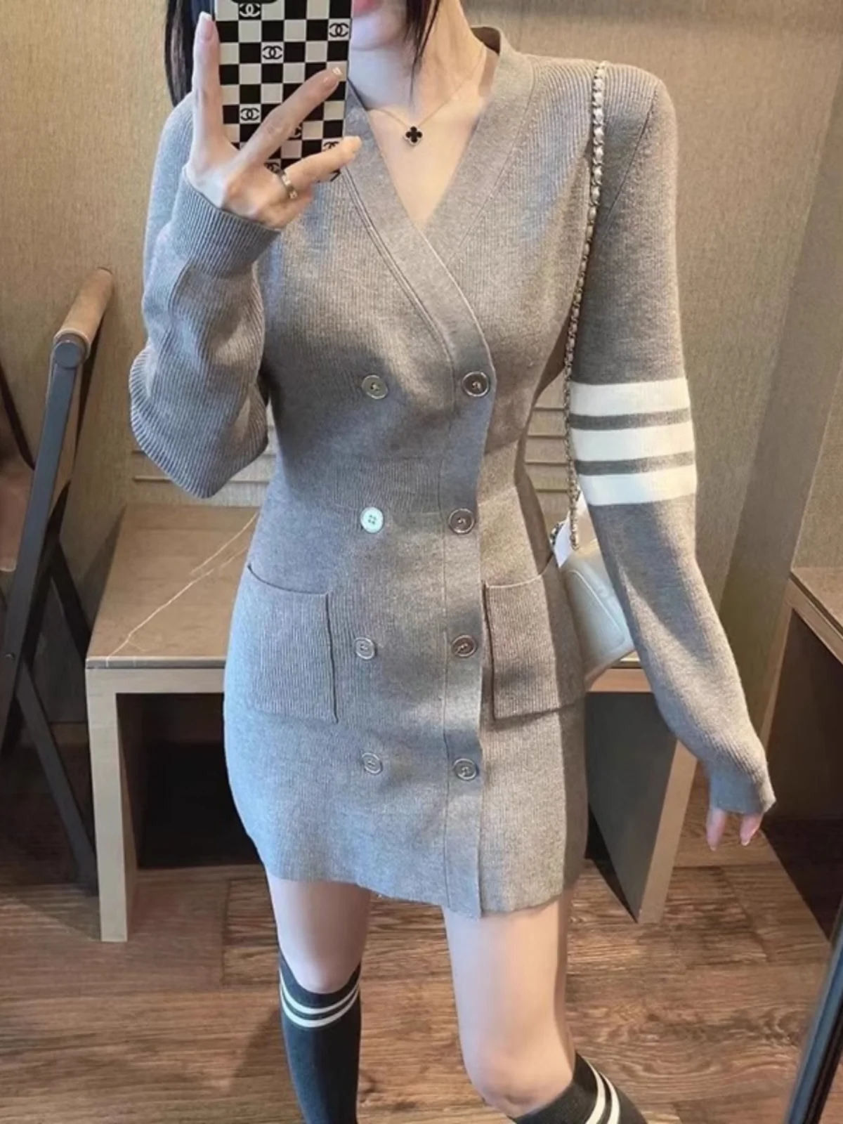 Slim Fit Knitted Sw… - image