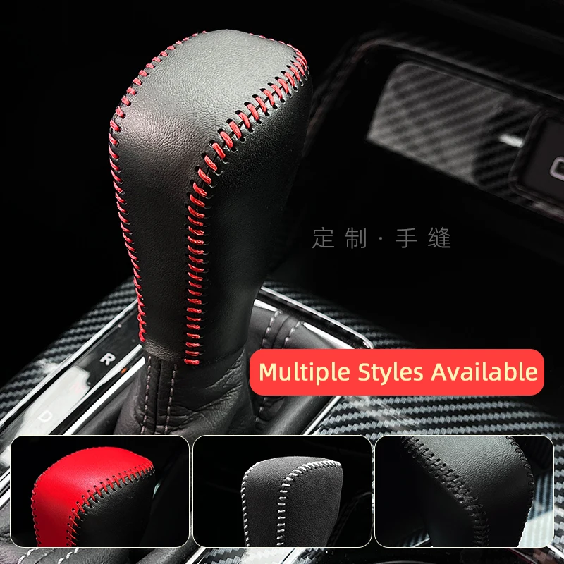 Sport Style Gear Lever Sleeve For Honda CR-V CRV 2023  Accessories Accord 11th Gen Civic Shift Leather Collar Car Interiors trim