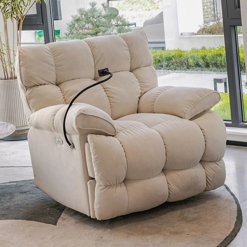 Comfortable Armchair Luxury Living Room Sofa Recliner Set Furniture Electric Chair Relaxing Sofas Technological Divano Power