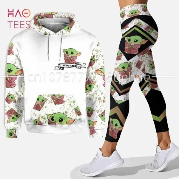 New  3D Women's Set Sports Hooded Sweater Yoga Pants Disney  Underpants Fashion  y2k hoodie vetement clothes for women moletom