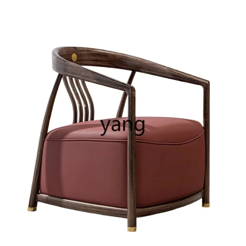 

L'm'm Wooden Lounge Chair New Chinese Living Room Furniture Single Sofa Ugyen Wood