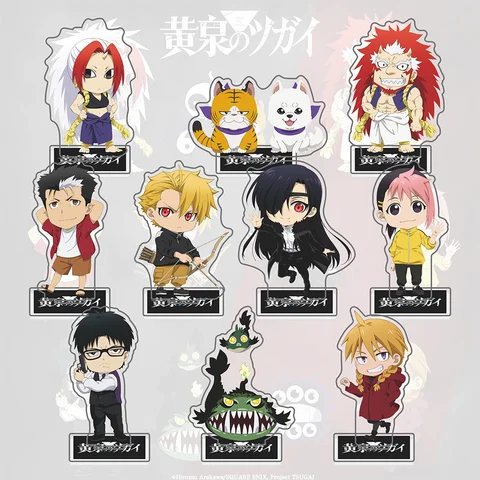 Anime Yomi no Tsugai Acrylic Stand Keychain Yuru Asa Kagemori Daemons of the Shadow Realm Desktop Model Plate Board Collection