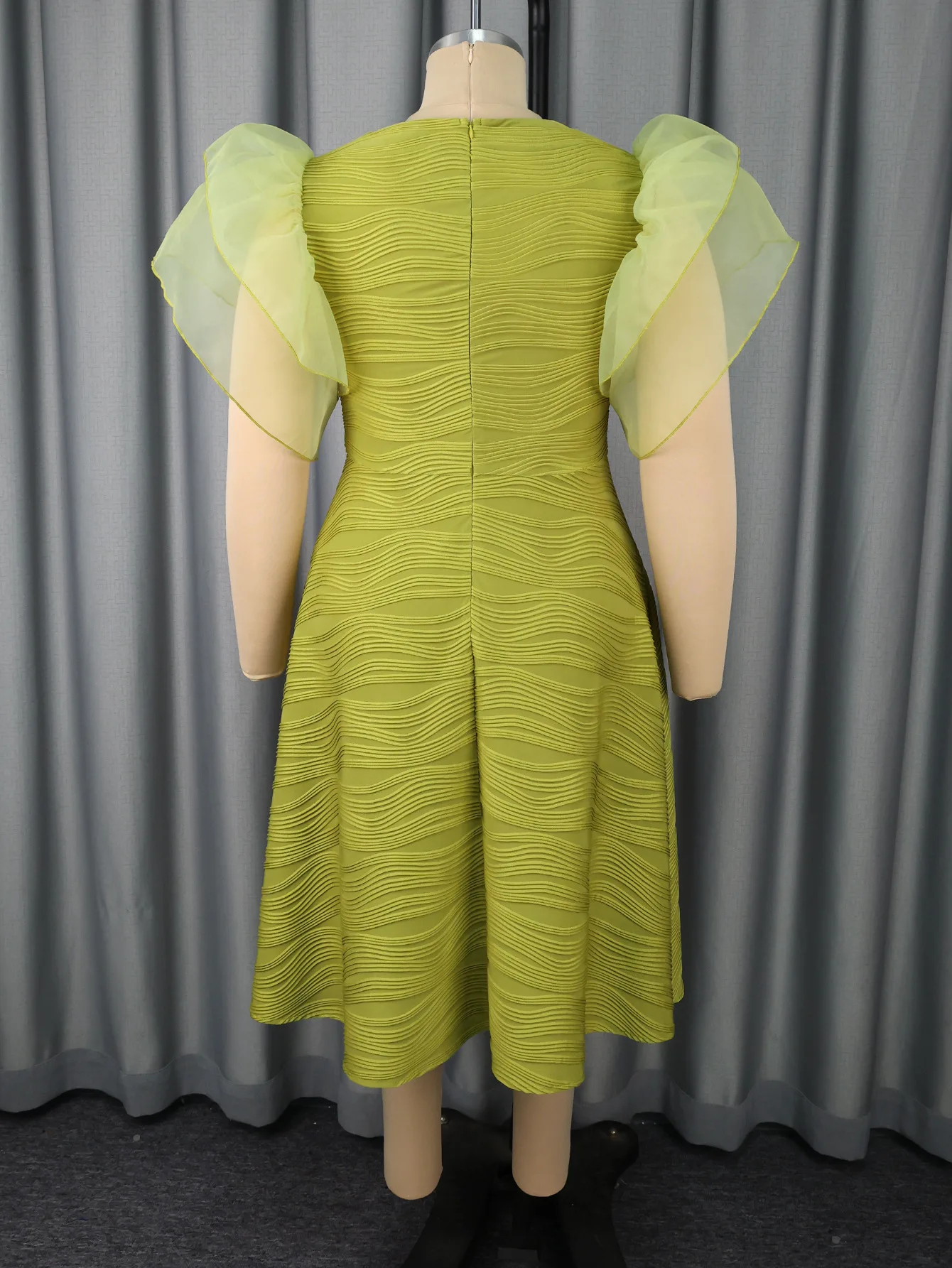 S-4XLプラスサイズのアフリカンドレス、女性用秋のエレガントな半袖イブニングパーティミディドレス、ダシキアフリカ服