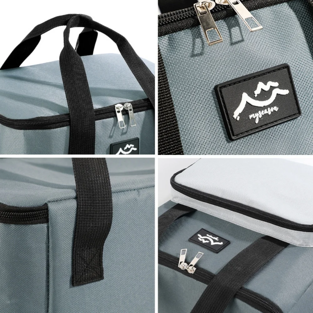 Lunch Bag Insulated Picnic Bag Drink Cooler Bag Stylish Food Storage Tote For Travel Outdoor Work