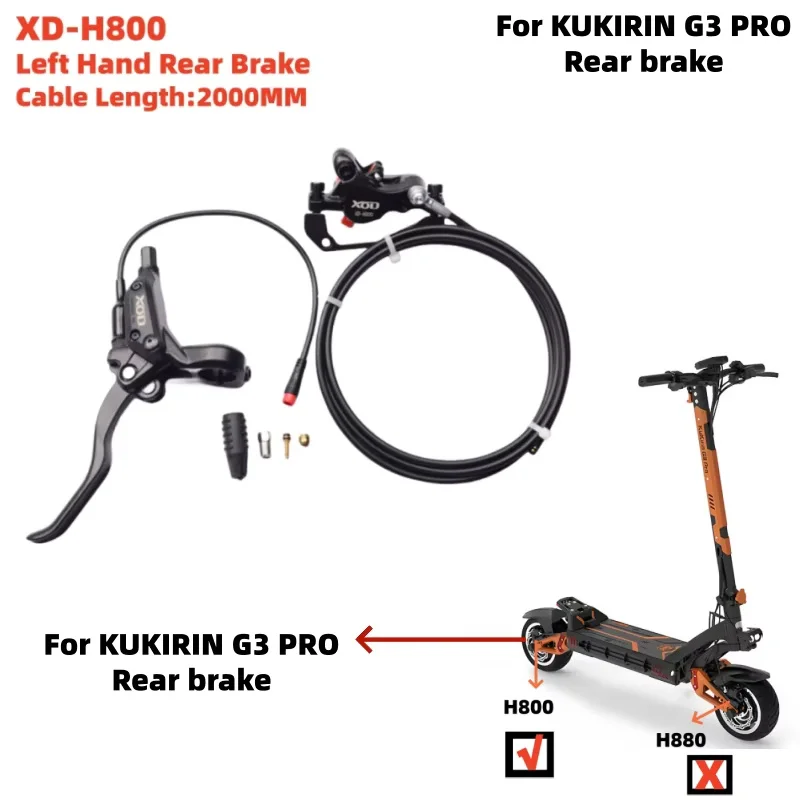KUKIRIN 2PIN Stecker E-Bike Scooter Bremse für G2 G2 MAX G2 Master G3 Pro G4 Scooter Vorder- oder Hinterbremse Nachrüstzubehör – Detail 12