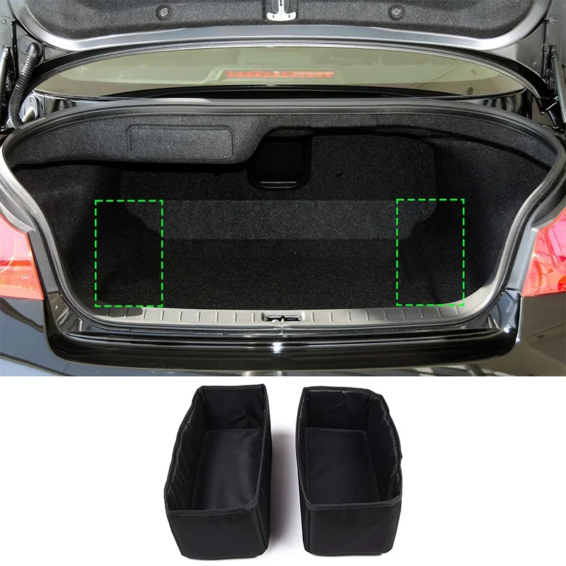 

Car Rear Trunk Side Cargo Storage Bag Luggage Organizer Pocket For Infiniti G25 G35 G37 2007-2013 Interior Accessories