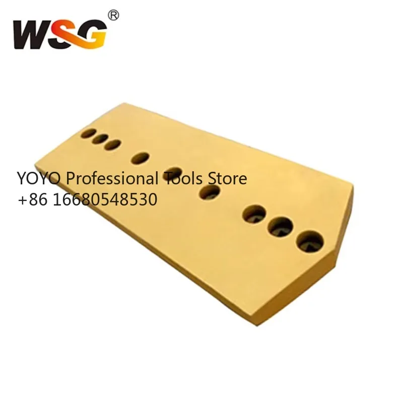 T1sGrader Blades Bucket Cutting Edges 30MnB Steel HRC42-49 5D9553 4T2244 for Heavy Equipment Grader Loader Bulldozer